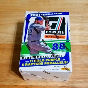 2021 Donruss baseball blaster box- 88 cards